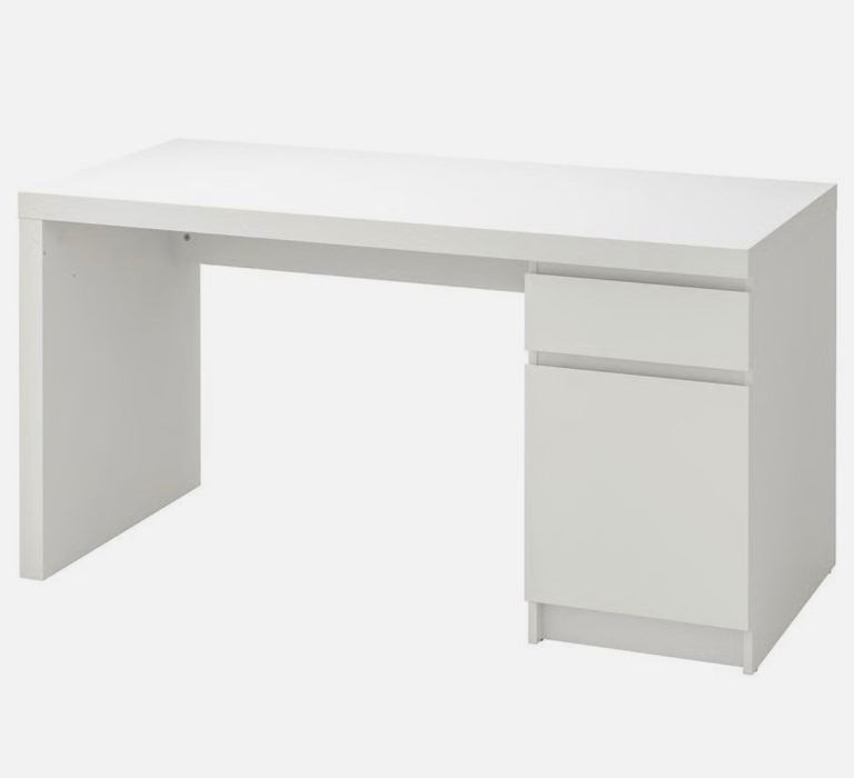 IKEA Malm desk in white
