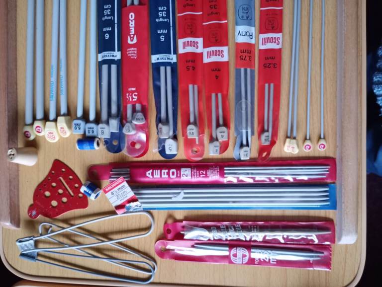 Knitting Needle Bundle – mix of Sizes and Brands., £7.00 for Sale