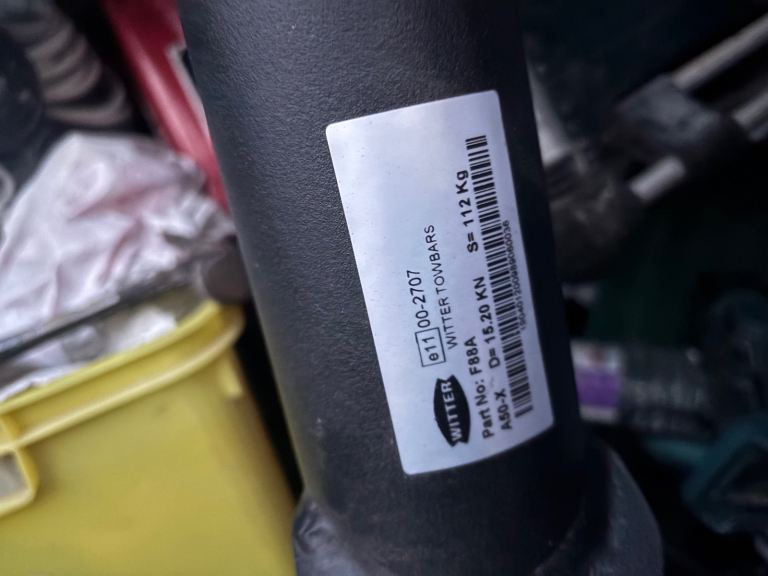 Genuine Mark transit Witter towbar system, we don’t want it