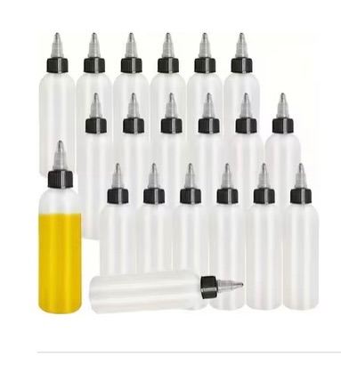 New Plastic Squeeze Bottles with Nozzle Caps 