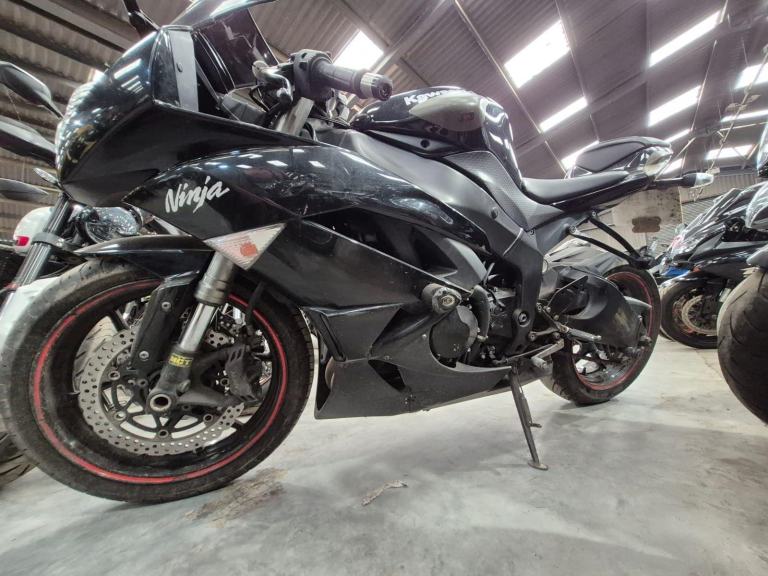2009 59 Kawasaki ZX-6R 600 Super Sports ZX6R Ninja ZX6 R AKRAPOVIC BLACK