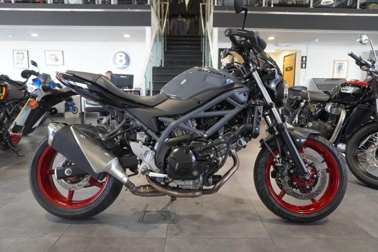 Suzuki SV650, 2023, Grey with just 2251miles Only £4995. 