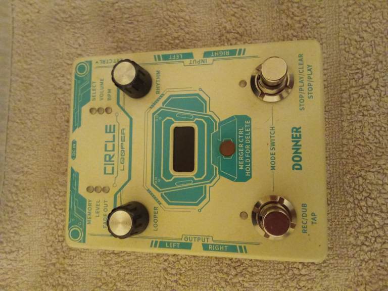 Donner Circle Looper Guitar Pedal – Good Condition