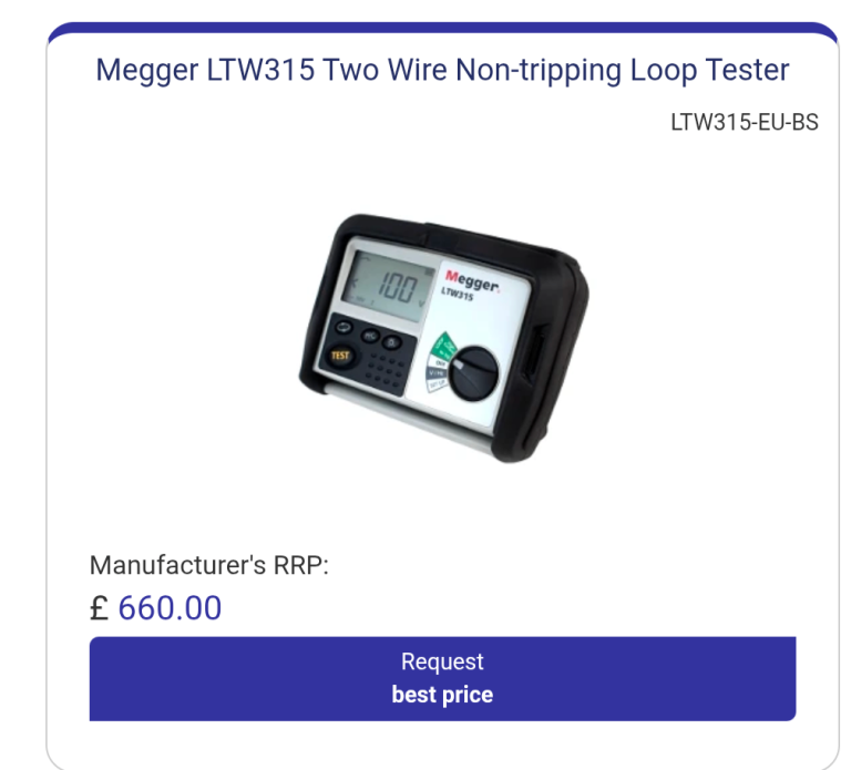 Megger loop tester