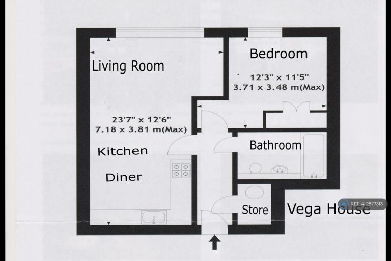 1 bedroom flat in Falcon Drive, Cardiff, CF10 (1 bed) (#2677313)
