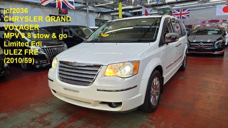  Chrysler Grand Voyager 3.8 stow &amp; go Limited Leather ULEZ FRE  Petrol Automatic