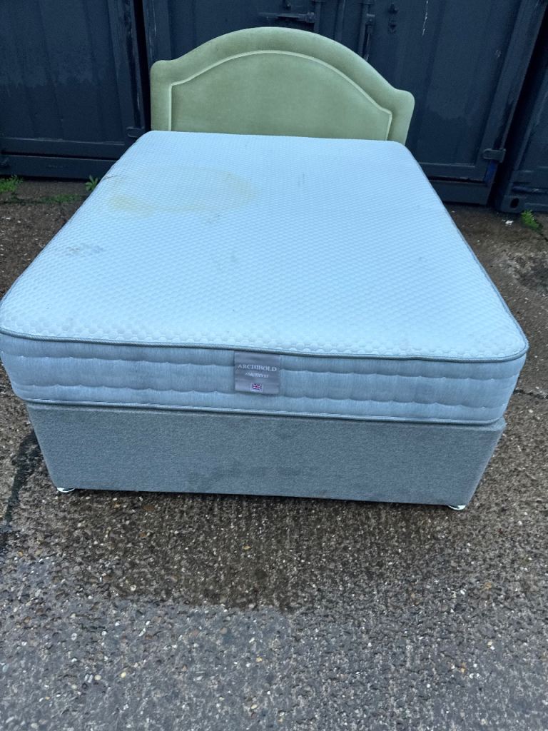 Archibold Double Bed and Mattress 