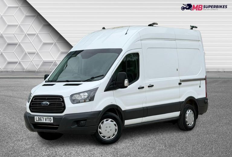 FORD TRANSIT 2.0 TDCI L2 H3 2018 (67) MWB PANEL VAN + F/S/H + WET BELT + 68K
