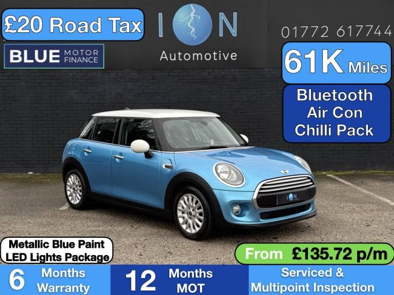 2014 MINI Hatch 1.5 Cooper D 5dr HATCHBACK DIESEL Manual