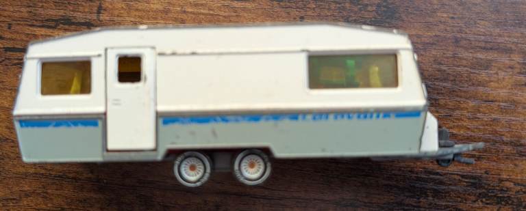 Vintage Siku Model Caravan Die-Cast Made in West Germany #2518 