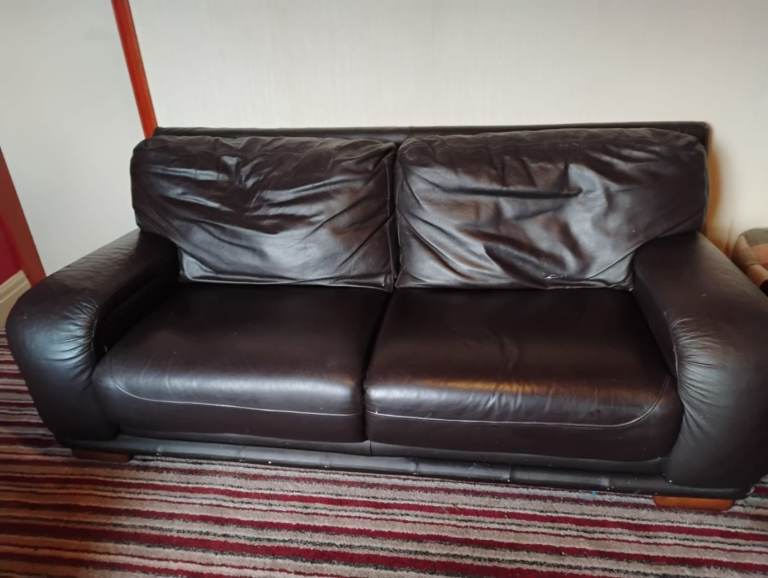 Leather sofa