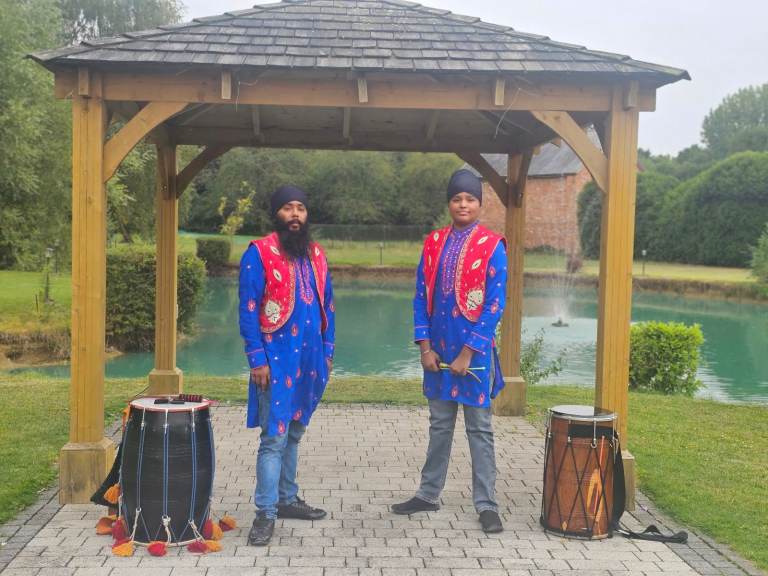 Asian Showbiz Dhol players 