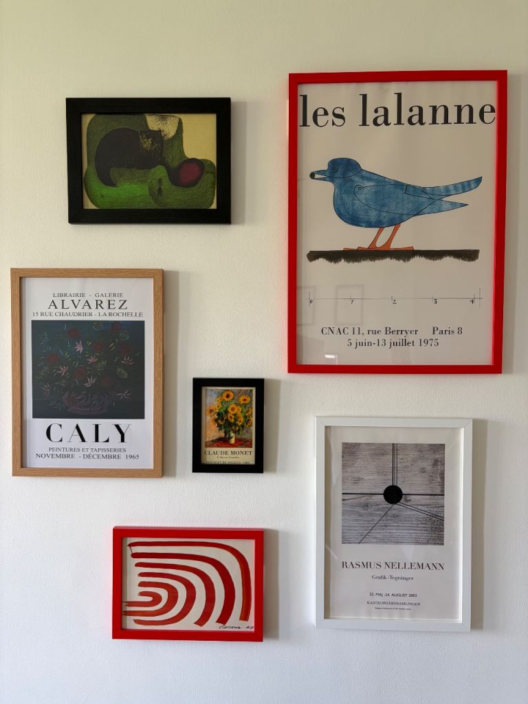 Gallery Wall Bundle — 6 Framed Prints inc. Vintage Exhibition Posters