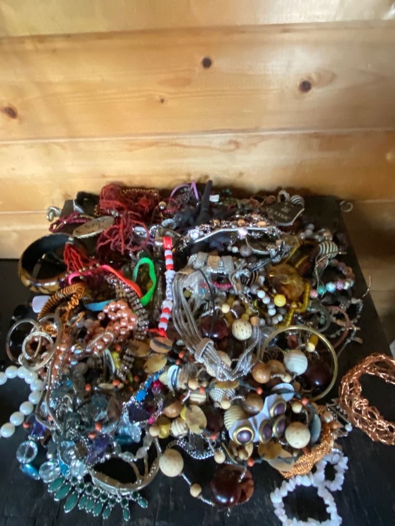 Massive vintage and dress  jewellery 