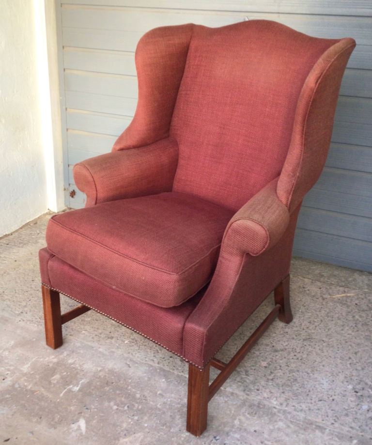 Duresta wing-back chair