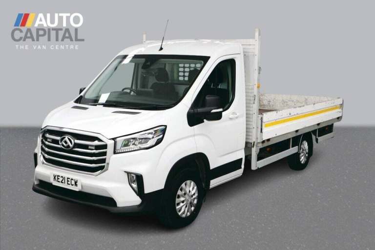 2021 Maxus Deliver 9 2.0 D20 LUX 150 BHP RWD L4 Dropside Lorry Euro 6 ULEZ Compliant  Dropside Di...