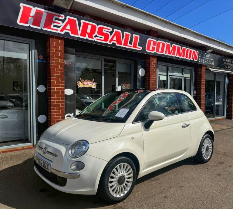 2012 62 FIAT 500 1.2 LOUNGE HATCHBACK 3DR PETROL MANUAL EURO 4 (69 BHP)
