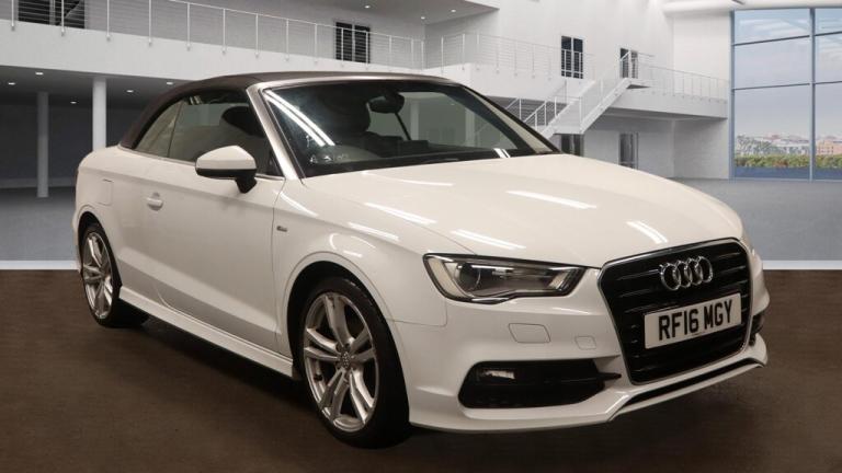 2016 Audi A3 1.4 TFSI 150 S Line 2dr ++ SAT NAV / 35 TAX / ULEZ / DAB ++ CONVERTIBLE Petrol Manual