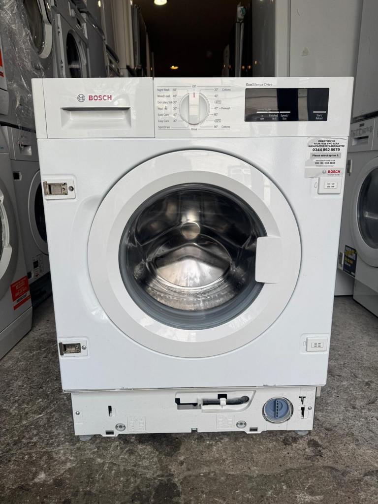 Bosch LIKE NEW 8kg 1400 rpm Digital Integrated Washing Machine With Free Delivery 🚚