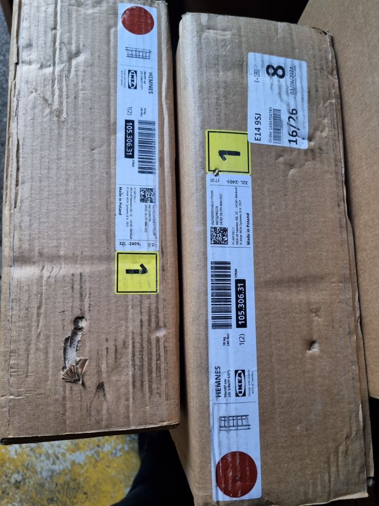 IKEA HEMNES Bookcase – Red, Brand New in Box