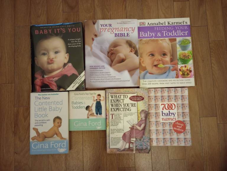 £2.14 each! Bundle of 7 Pregnancy and Baby Books in very good and good condition