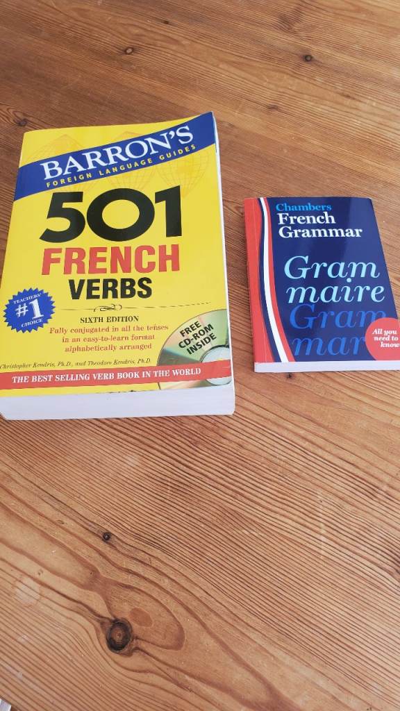 French Dictionary - Verbs & Grammar Books £10 The Lot