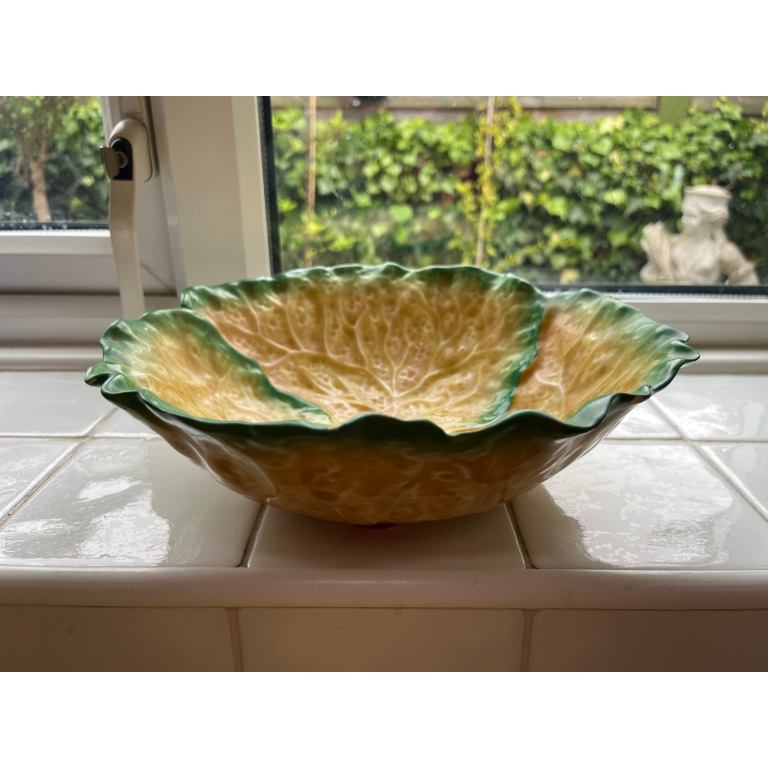 TRIPLE FOOTED SALAD LEAF BOWL MINTONS