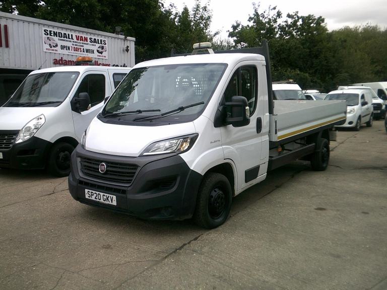 Fiat Ducato 2.3 DROPSIDE,2020,20 REG,WHITE,ONLY 55k,1 OWNER,VERY CLEAN VAN