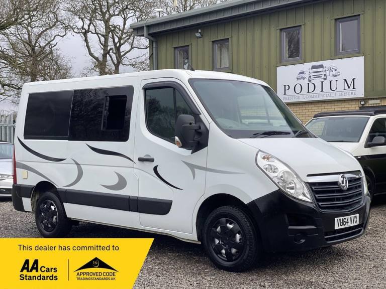 2014 Vauxhall Movano 2.3 CDTi with SOLAR—R&R—HOB—SINK—CAM—HEATER Van Conversion Diesel Manual