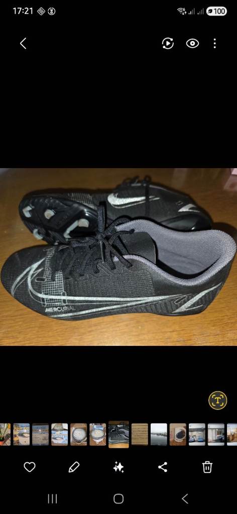 Nike Mercurial Vapor Football boots size 9