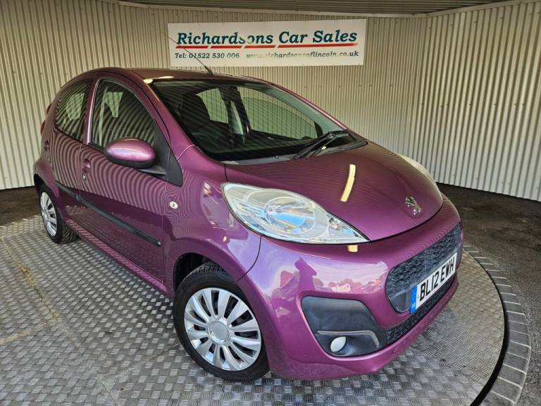 2012 Peugeot 107 1.0 Active 5dr HATCHBACK PETROL Manual