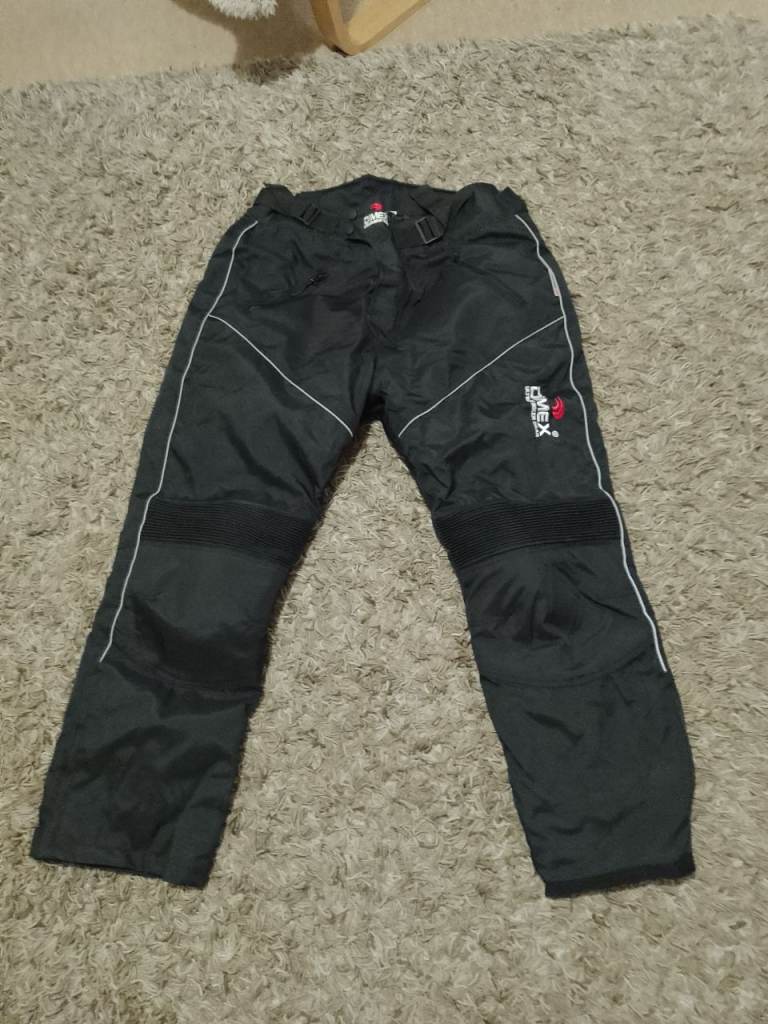 Motorcycle jacket and trousers