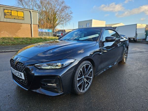 image for 2021 21 BMW 4 Series 420i Convertible M Sport Auto Damaged Repairable Salvage