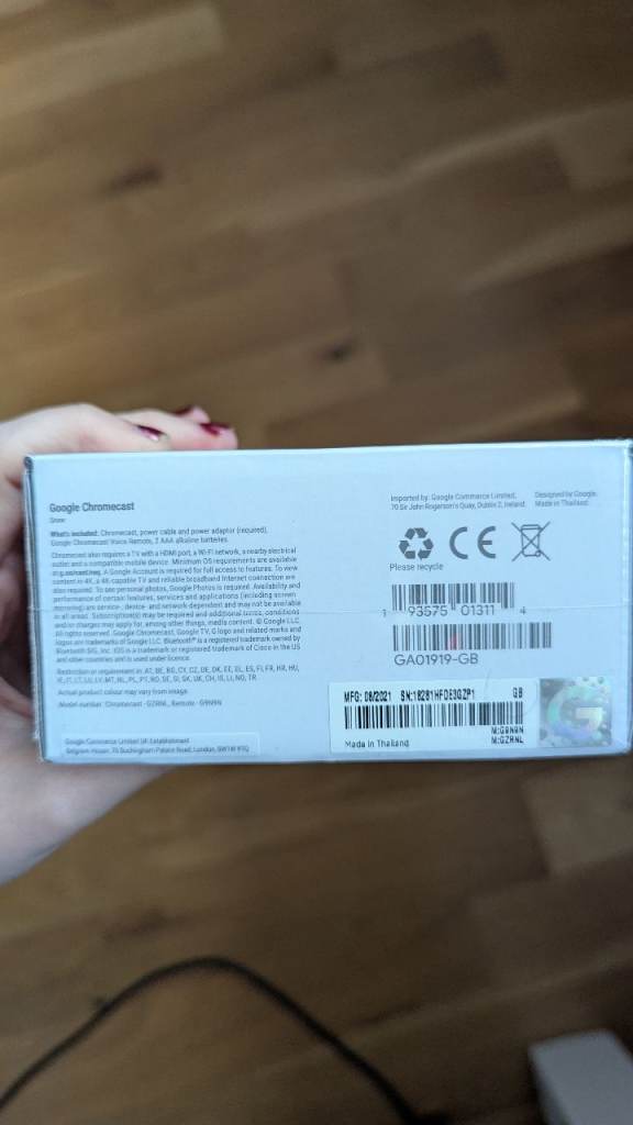 Chromecast with Google TV 4K