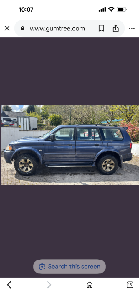 Mitsubishi shogun sport wanted 