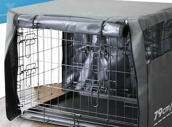 A new still packed medium dog cage cover. 