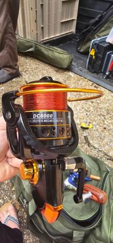 dc6000 fishing reel Topline Tackle DC Series Spinning – Full Metal Spool, Smooth Drag, Saltwater/Freshwater Wheel (Sizes 1000–7000) Baitfeeder Drag System delivers a fully free DR6000 Spinning Reel - High
