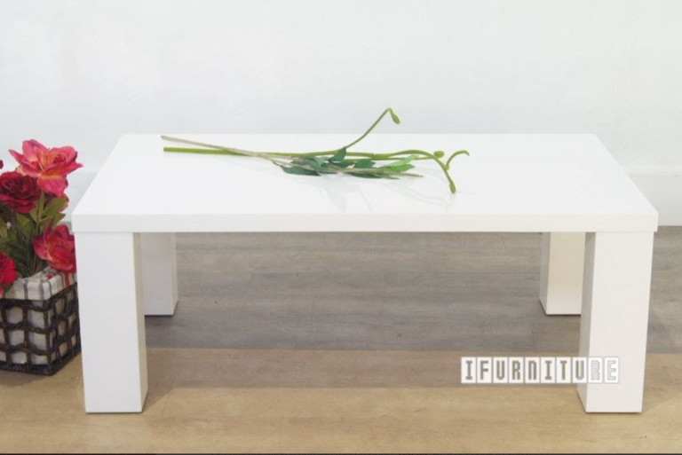 Arctic White High Gloss Coffee Table