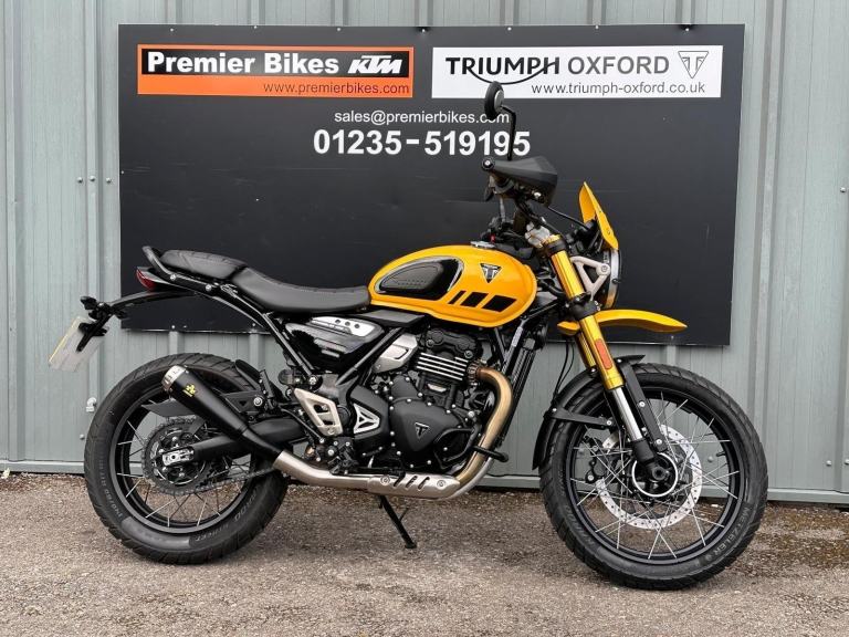 Stunning One Owner 2025/75 Triumph Scrambler 400 XC Motorcycle 