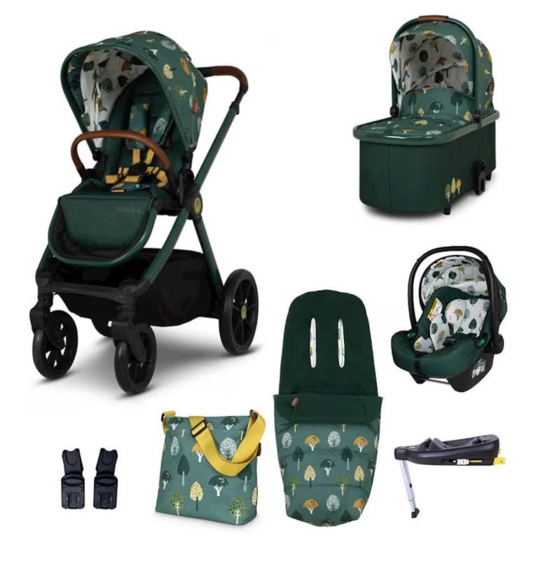 Pram, pushchair, carrycot, car seat and base plus more, new still in box