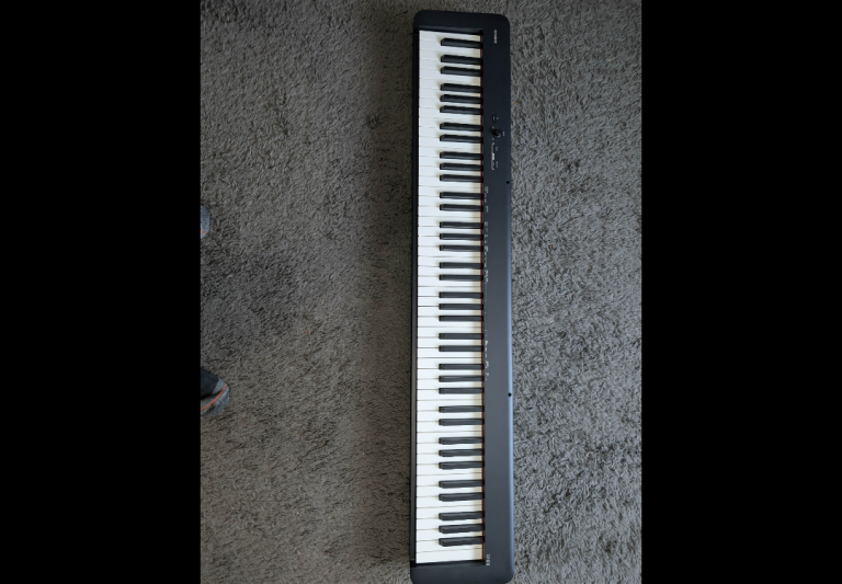 Casio CDP-S110BKST Digital Piano with Stand | 88 Key Compact Keyboard Black