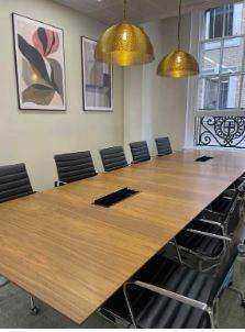 Preowned second hand used Boardroom meeting Conference Office table desk 400cm x 120cm