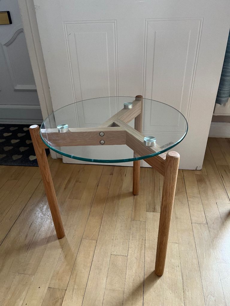 Dunelm Brea Glass Side Table