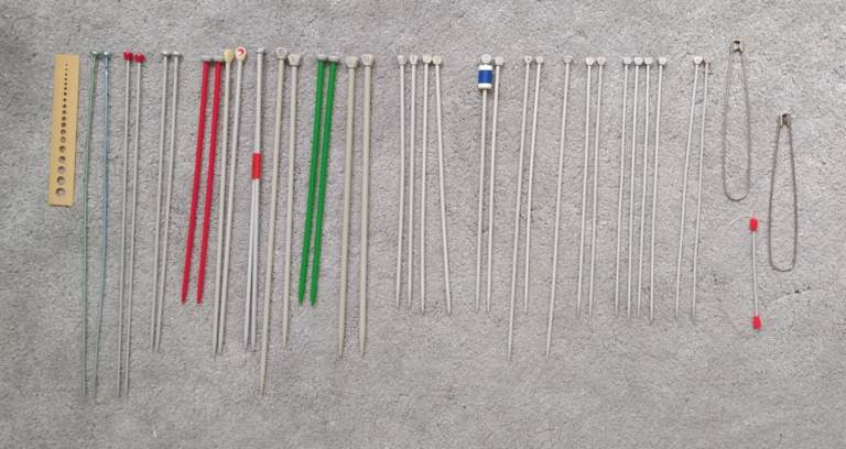 knitting needles job lot