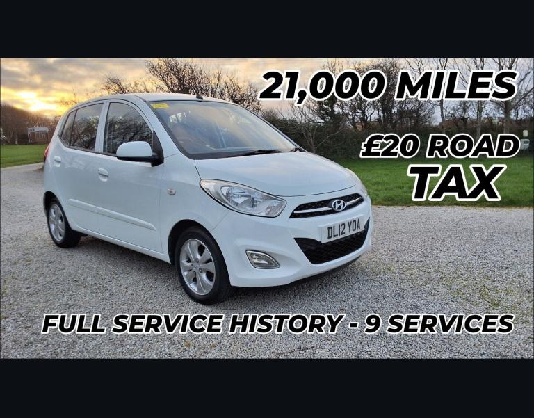2012 Hyundai i10 1.2 Active 5dr HATCHBACK Petrol Manual