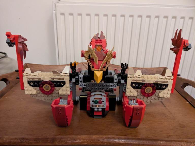 RETIRED LEGO LEGENDS OF CHIMA: Flying Phoenix Fire Temple (70146) Set INCOMPLETE 