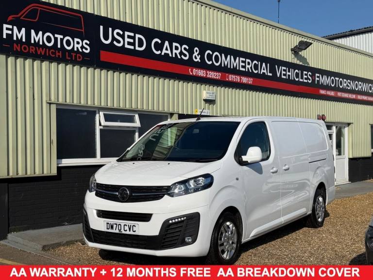 2021 70 VAUXHALL VIVARO 1.5 TURBO D 2900 SPORTIVE PANEL VAN 5DR DIESEL MANUAL L2