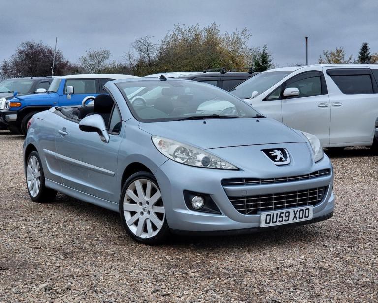 LATE 2009 PEUGEOT 207 CC 1.6 HDi GT 2 DOOR 4 SEATER HARD TOP CONVERTIBLE