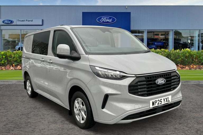 2025 Ford Transit Custom 320 Limited AUTO L1 SWB Double Cab In Van FWD 2.0 EcoBlue 136ps Low Roof...