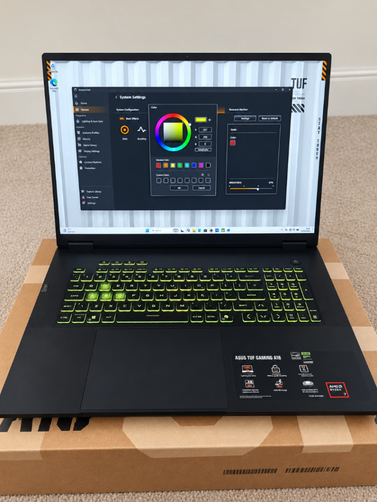 ASUS TUF Gaming A18 18" RTX 5070 Ryzen 7 260 16GB 1TB 144Hz
